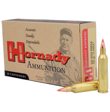 Hornady 22-250Rem  V-Max 55gr