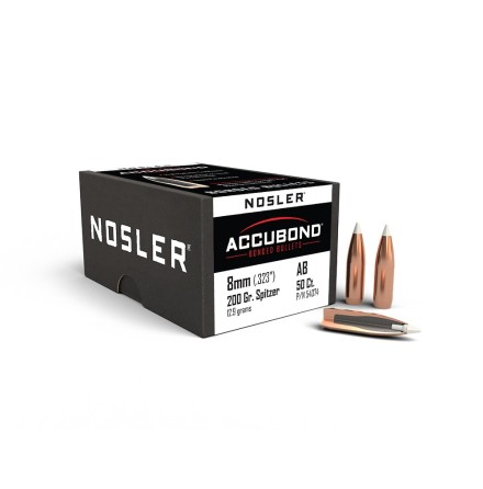 Nosler Accubond 8mm 200gr 50st