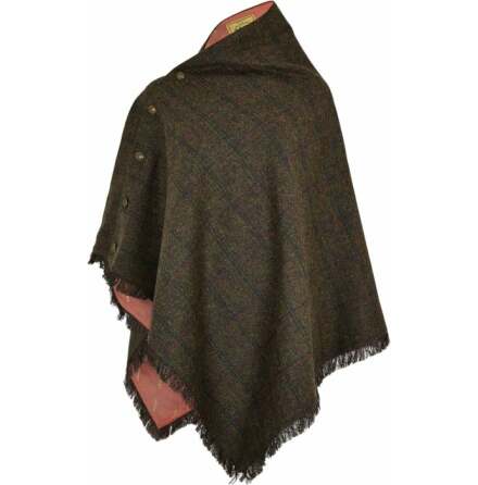 Dubarry Hazelwood Tweed Poncho Hemlock