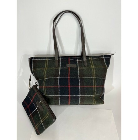 Barbour Witford Tartan Tote One Size